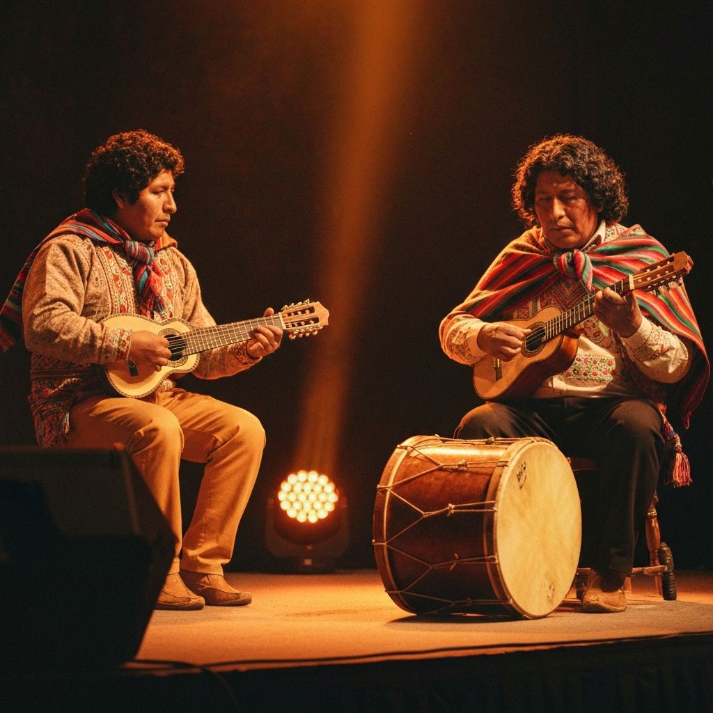 KimsaJuy - Trío de folklore andino de Jujuy tocando instrumentos tradicionales
